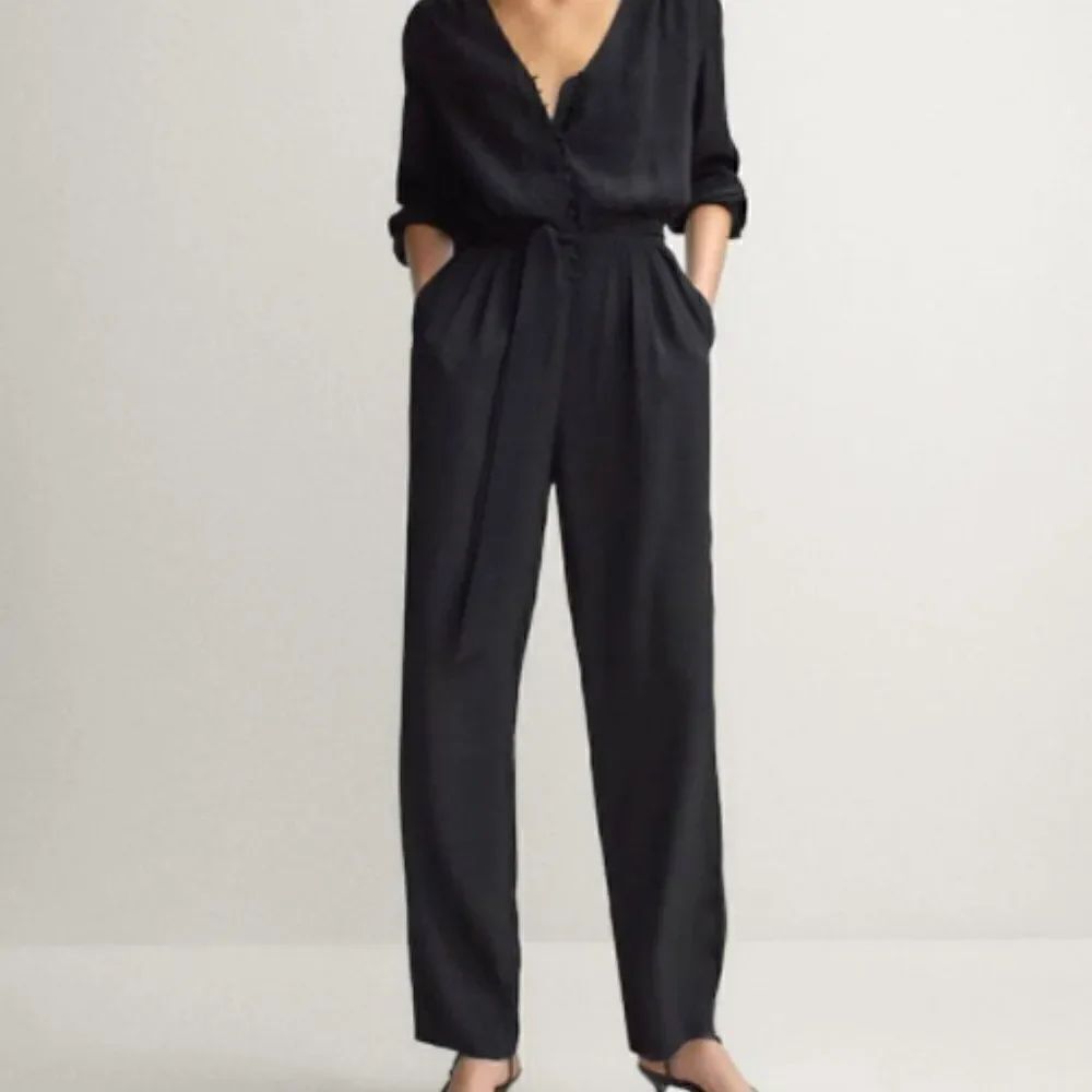 Massimo Dutti Womens Jumpsuit Jacquard US 2 EU 34